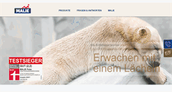 Desktop Screenshot of malie-matratzen.de